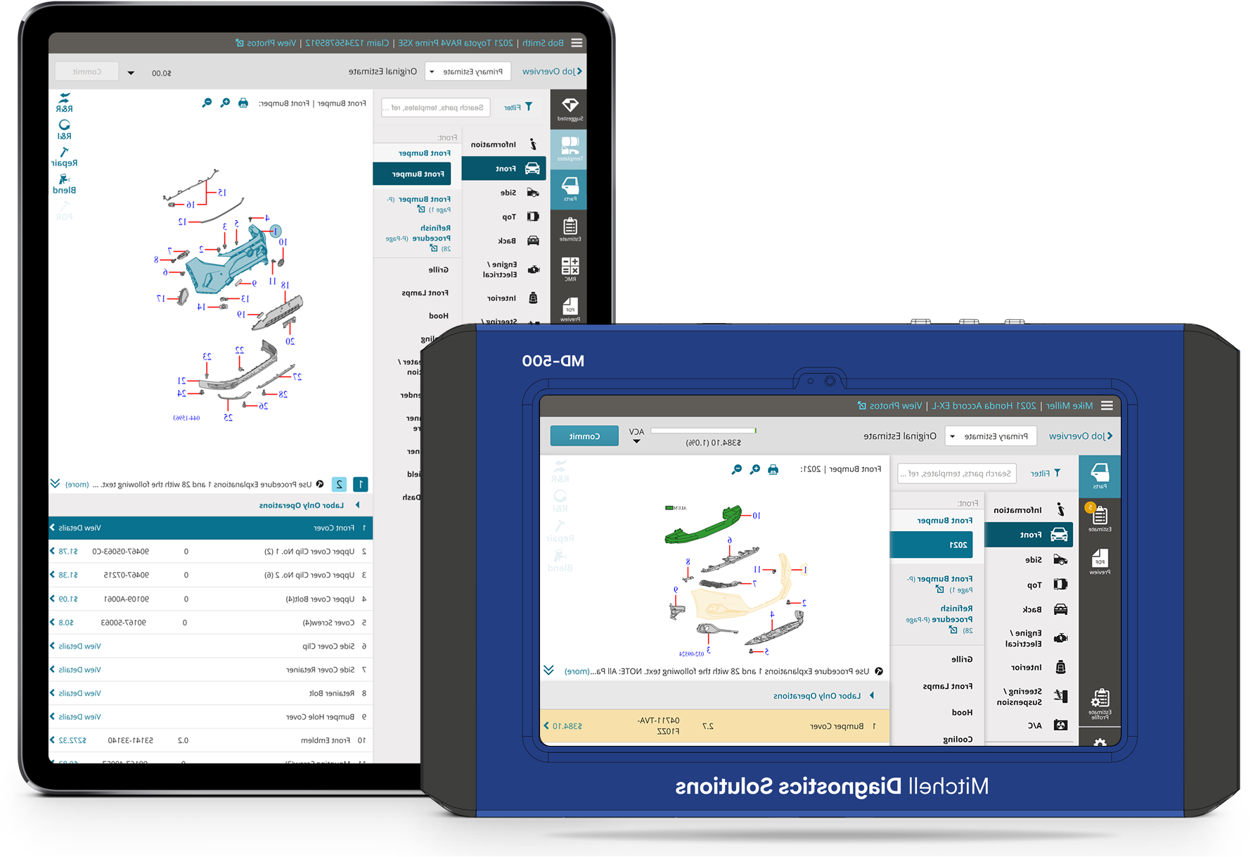 PDR Diagnostic and Estimating Devices